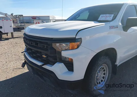 2022 Chevrolet Silverado 1500 4Wd Standard Bed Wt из США, поврежденный, VIN 1GCRDAED1NZ529621